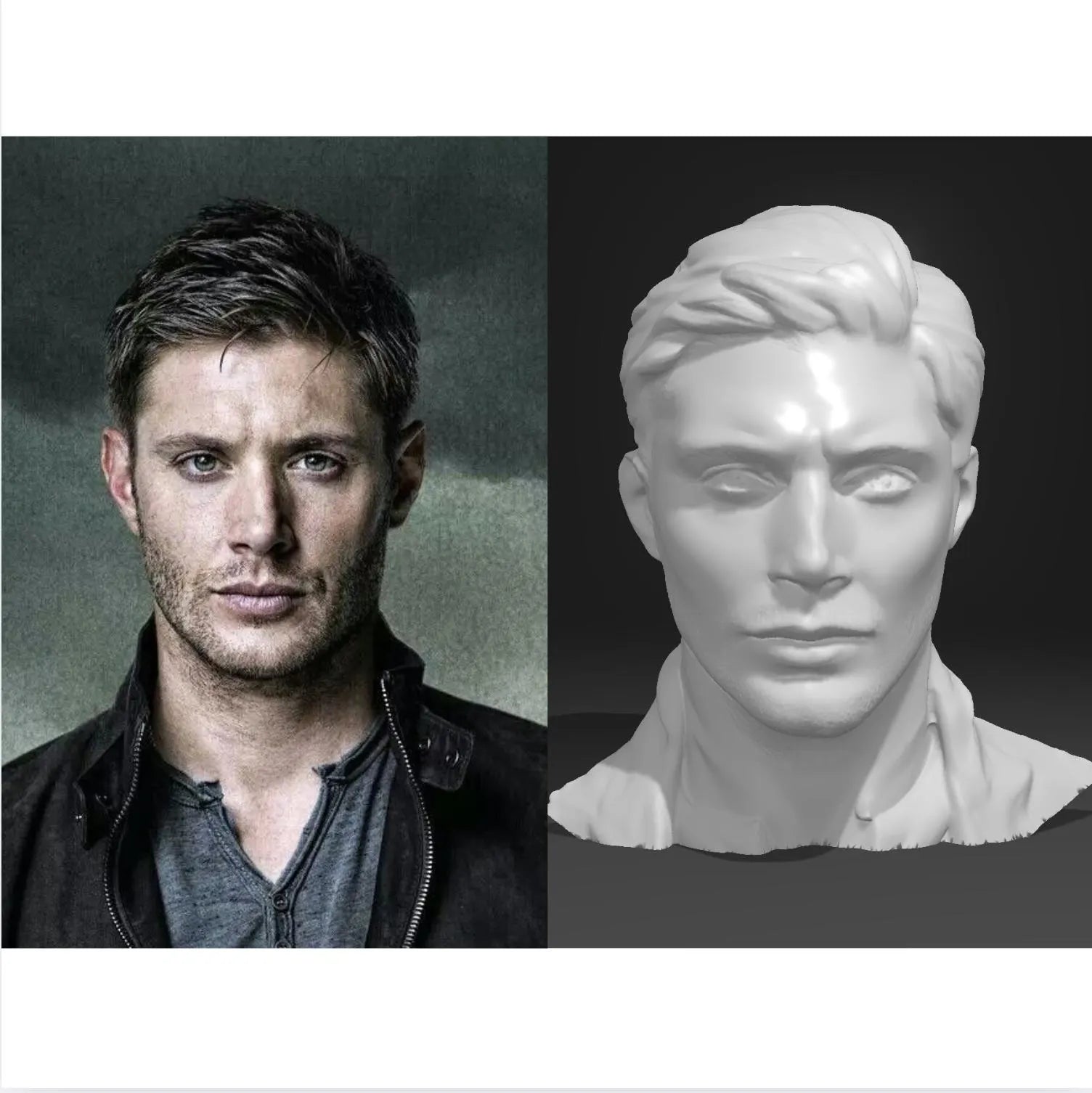 3D Printed Customized Bust Statue