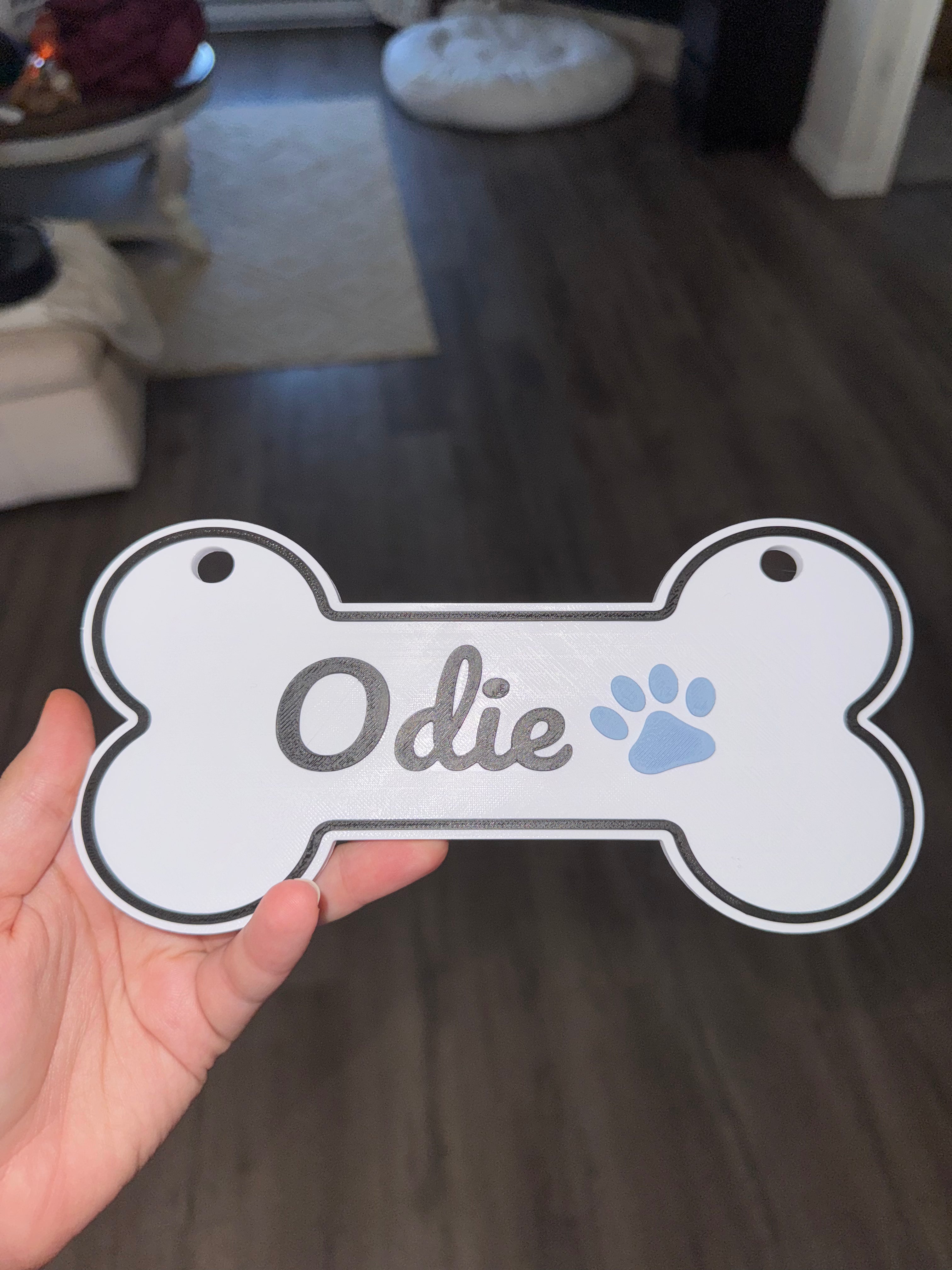 Custom Pet Name Sign