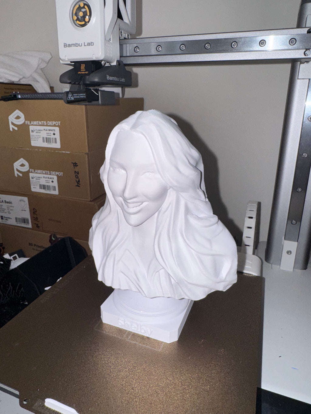 3D Printed Customized Bust Statue